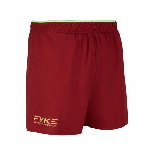 Calções Fyke Vermelho e amarelo