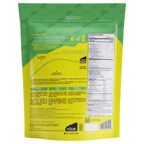 Näak Ultra Energy™- Mistura para Bebidas, Lima, 720g