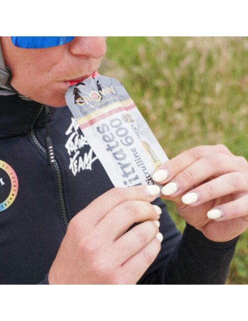 Crown Sports Nutrition - Gel Shot, Nitrato 600, Frutos Rojos, 32g