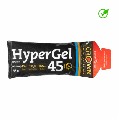 Gel energético con 45 g de hidratos de carbono en proporción 1:0,8