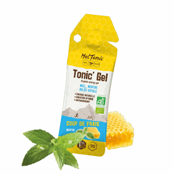 MelTonic- Gel Energético, Explosión de Frescura, Menta, 20g