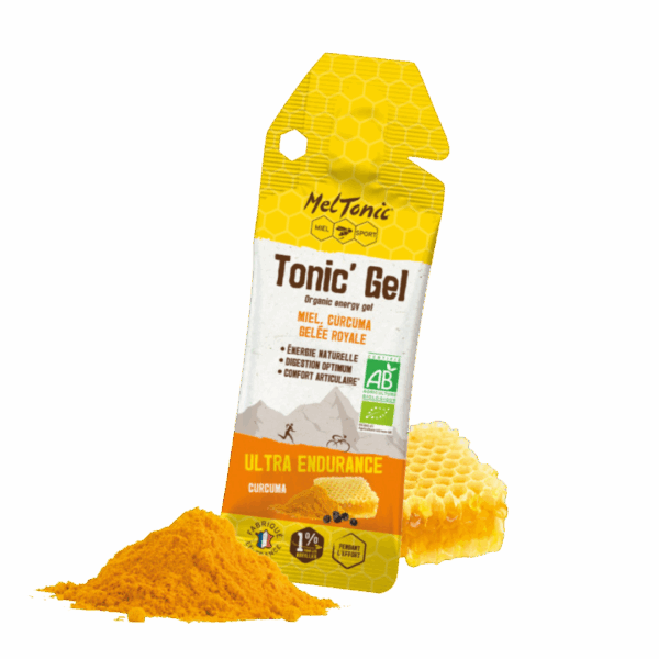 Meltonic- Gel Energético, Ultra Resistencia, Miel y Azafrán, 20g