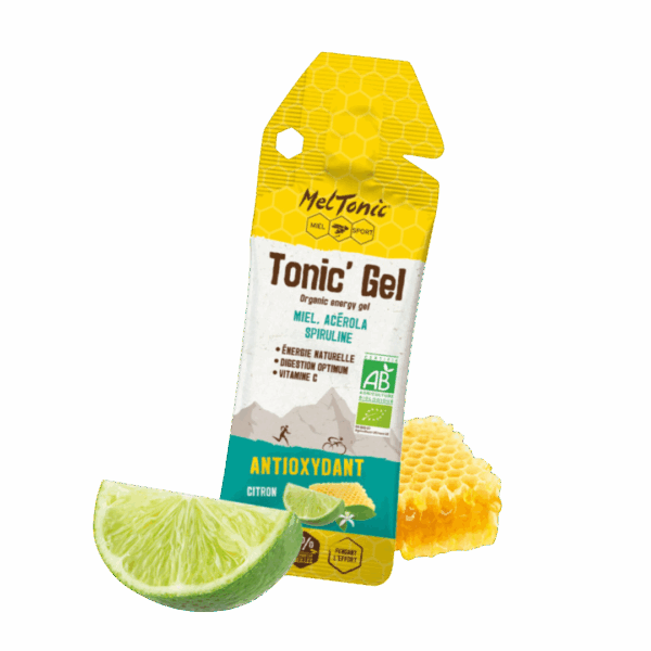 MelTonic - Gel Energético, Antioxidante, Limón, 20g