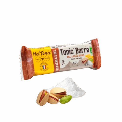 MelTonic- Barra Energética, Mel e Pistachio Salgado, 25g