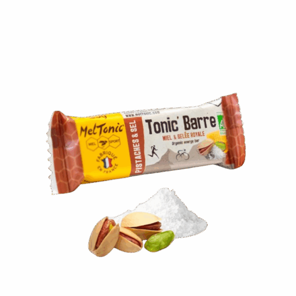 MelTonic- Barra Energética, Mel e Pistachio Salgado, 25g
