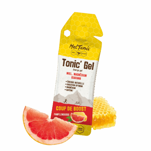 MelTonic - Gel Energético, Potenciador de Energía, Pomelo, 20g