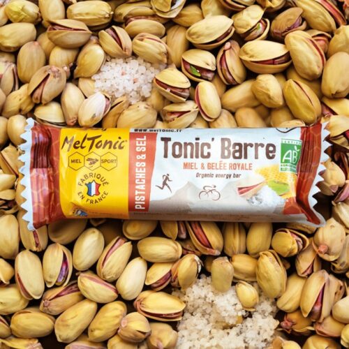 MelTonic- Barra Energética, Mel e Pistachio Salgado, 25g