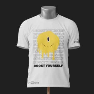 T-shirt - Monstrinho - Branco | Boost Yourself