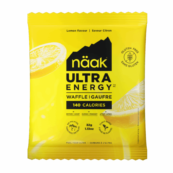 Näak Ultra Energy™ Waffle Limão – Sem Glúten, 32g