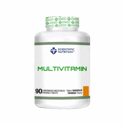 Descobre o multivitaminico Scientific Nutrition: 12 vitaminas, sem açúcar, sabor laranja, fortalece o sistema imunitário e melhora o teu rendimento